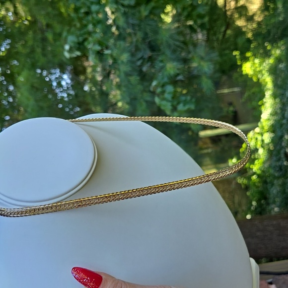 14K Yellow Gold Plated Chain Necklace - Picture 8 of 12